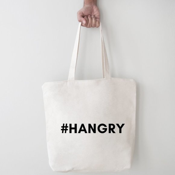 TOTE BAG- #HANGRY - Picture 2 of 2